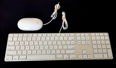 Genuine Apple USB Wired Keyboard A1243 with 10 Key for iMac, Mac Mini, Mac Pro - Image 1 of 4