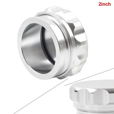 Zoll silberner Aluminium-Einfüllstutzen zum Anschweißen mit Deckel für Öl- - Image 1 of 4