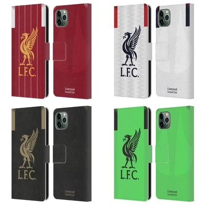 LIVERPOOL FC LFC 2019/20 KIT PU LEATHER BOOK WALLET CASE FOR APPLE iPHONE PHONES Foto 1 de 4