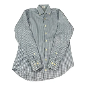 Peter Millar Long Sleeve Button Down Shirt, Blue Check, Men's Size Small - Picture 1 of 9