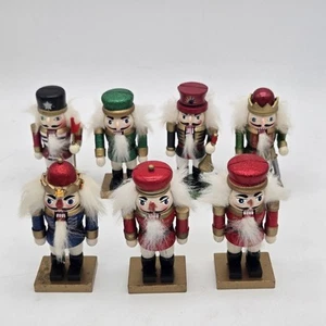 (7) Nutcracker Christmas Card Holders, 4" Tall, - Picture 1 of 12