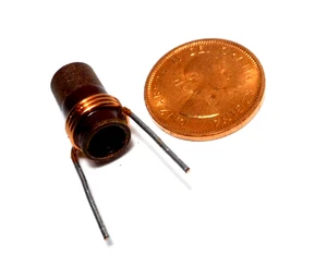 Variable RF Inductor Choke Coil 7 - 12 uH HAM RADIO Military NOS Rod Adjustable - Picture 1 of 2