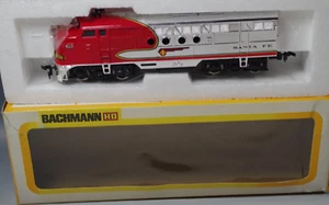 BACHMAN CHROME EMD FT DIESEL LOCOMOTIVE SANTA FE DUMMY#0696 HO SCALE MIB - Picture 1 of 7