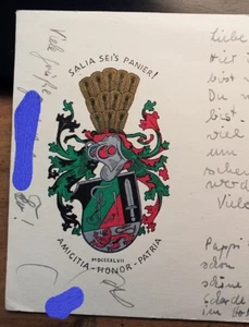 Landsmannschaft Salia zu Bonn - 1956 - Wappen - Karte / Studentika - Bild 1 von 1