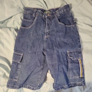 Vintage NoS Extreme Limit Skateboarder 3 Streifen Shorts Größe 12 - Bild 1 von 5