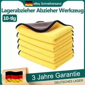 10 Mikrofasertücher Auto Reinigung Poliertuch Waschlappen Microfasertuch 30*30cm - Bild 1 von 7