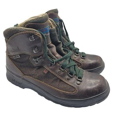 L.L. Botas de cuero Bean para mujer talla 8,5 marrón Gore Tex Cresta suelas Vibram Foto 1 de 4