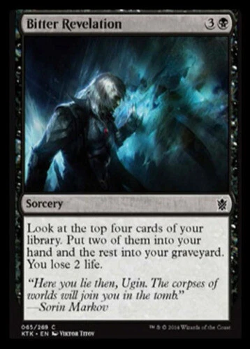 Khans of Tarkir - Bitter Revelation - Foil - Image 1 of 1