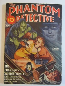 The Phantom Detective Pulp Vol. 32 #2, agosto de 1940 en muy buen estado/buen estado - Imagen 1 de 5