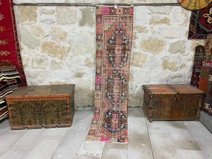 Turkish vintage runner rug - Picture 1 of 11