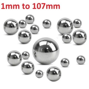 1mm - 107mm Carbon/Bearing Steel Precision Smooth Ball Solid Steel Bearing Balls - Picture 1 of 3