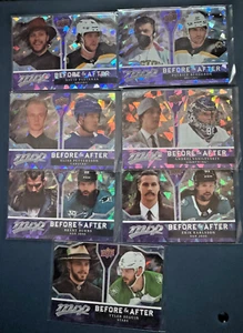 7 Karten Lot 2021-22 Upper Deck MVP Vorher und Nach Seguin Burns Pastrnak ++ - Bild 1 von 3