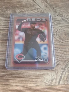 2024 Topps Series 1 Alexis Diaz /2034 Gold Foil - Bild 1 von 2