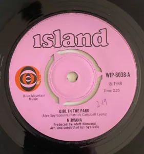 Nirvana Mädchen auf der Parkinsel 1968 selten UK 45 PSYCH!! - Bild 1 von 2