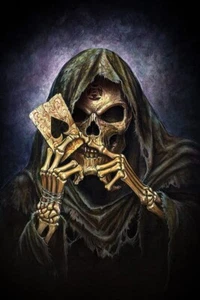 ALCHEMY ART - REAPERS ACE 3D BILDDRUCK 300mm x 400mm - Bild 1 von 2