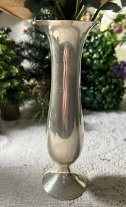 Vintage Towle Silverplated Flower Bud Vase Tabletop Décor - Picture 1 of 13