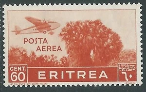 1936 ERITREA POSTA AEREA SOGGETTI AFRICANI 60 CENT MNH ** - RA2-2 - Imagen 1 de 1
