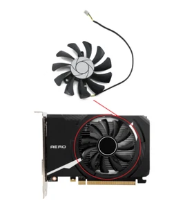 Cooling Fan For MSI GTX 1030 750Ti 750 N740 GTX730 GTX740 R7 250 HA8010H12F-Z - Picture 1 of 12