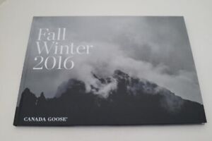 Catalogue automne/hiver 2016 couverture rigide Canada Goose