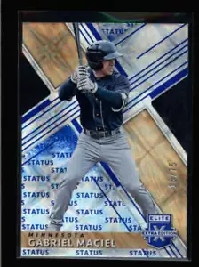 GABRIEL MACIEL 2019 ELITE EXTRA EDITION #134 DIE-CUT BLUE STATUS #18/75 AZ2484 - Picture 1 of 1