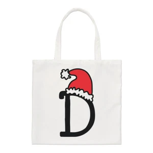 Letra D Sombrero de Navidad Estándar Bolsa Divertido Rojo Santa Padre Niños - Imagen 1 de 1