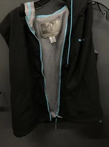 Guess Boy's Black And Blue Windbreaker Vest Size XL - Picture 1 of 5
