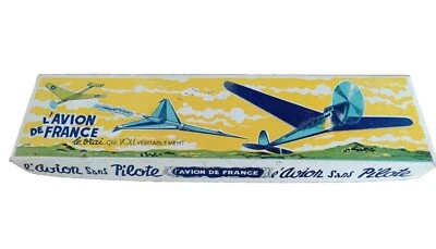 Glider 1960 The Plane Of France ( United States) The Racer Model Yellow Plane - Image 1 of 4