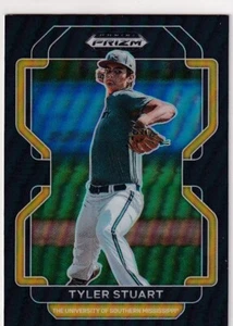 2022 PRIZMS BLACK RC TYLER STUART NEW YORK METS PRIZM ROOKIE BASEBALL #-109 - Picture 1 of 2