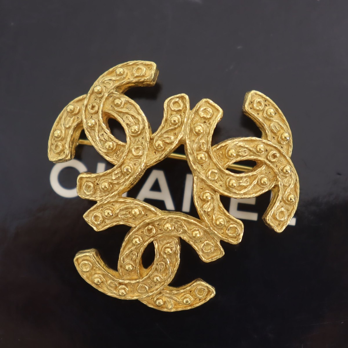 CHANEL Yellow Gold Plated Fashion Brooches for sale - eBay CHANEL Yellow Gold Plated Fashion Brooches for sale - eBay