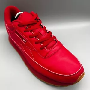 Reebok Classic Renaissance CN5693 Red Gum Mens Uk 10.5 Trainers Sneakers Shoes - Picture 1 of 9