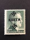 Germany Wwii Propaganda Overprint  (Kreta)  1 Rm. Mnh  /S6 #524