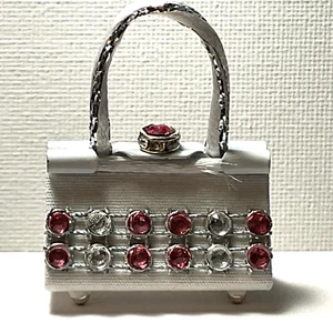 OOAK Barbie Doll Purse White & Pink Bag For 11” Fashion Dolls Designed by ‘Bee - Picture 1 of 8