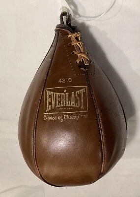 MUHAMMAD ALI JOE FRAZIER HOLMES JAKE LAMOTTA SIGNED AUTOGRAPH SPEED BAG AUTO PSA - Image 1 of 4