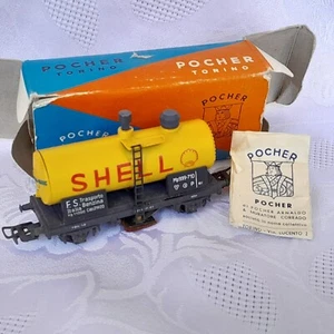 POCHER Tankwagen SHELL GUß Schienenreinigungs wagen - Bild 1 von 6