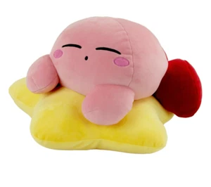 TOMY Club Mocchi Mocchi Kirby Warpstar Mega 15” Plush Pillow Toy Collectible NEW - Picture 1 of 7