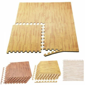 Exercise Floor Mat Soft Foam Puzzle Interlocking Tiles Workout Equipment Garage - Picture 1 of 18