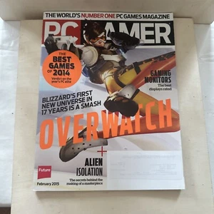 PC gamer magazine February 2015 Overwatch Blizzard Best Games Of 2014 - Picture 1 of 14