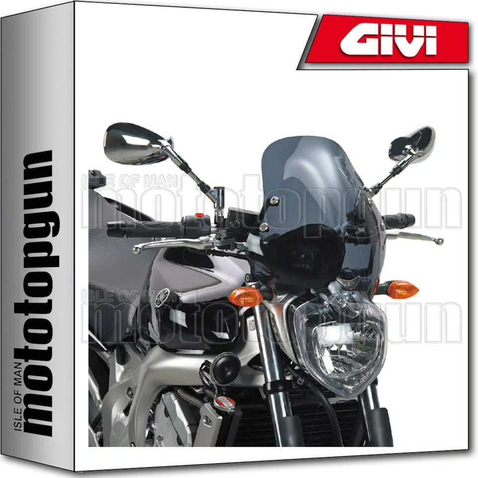 Yamaha Fz6/fz6 600 Fazer (2004 À 2006) - parabrezza Specifiche Givi Fumé