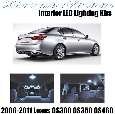 LED interior XtremeVision para Lexus GS300 GS3500 GS460 2006-2011 (3 piezas) Foto 1 de 2
