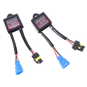 2Pcs C6 canbus HID xenon Kit warning canceller Anti flicker decoder devicW#km