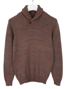 G-STAR Peltz Shawl Collar Jumper Men's MEDIUM Knitted Pullover Patterned - Picture 1 of 10