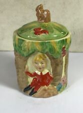 Pixie Jam or Preserve Pot and Lid, c 1920