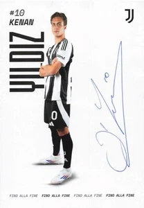 KENAN YILDIZ HAND SIGN SIGNED AUTOGRAPH CARD JUVENTUS TURIN WITH PROOF 6378 H UH - Picture 1 of 3