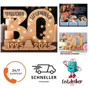 Geburtstagsgeschenk 2025 Originell 30. Geburtstag Geschenk Frauen & Männer - Gel - Bild 1 von 2