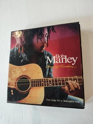 Bob Marley Songs Of Freedom 4 Disc CD Box Set w/Booklet Tuff Gong Rasta Reggae  - Image 1 of 4