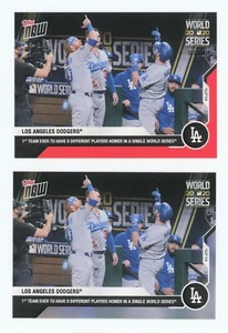 2020 MLB Topps Now RED #471 LOT Los Angeles Dodgers WORLD SERIES HISTORY /10 - Picture 1 of 4