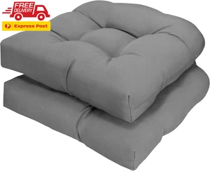 Patio Outdoor Chair Cushions Set of 2 Waterproof 19.5" X 19.5" X5" Outdoor Chair - Picture 1 of 6