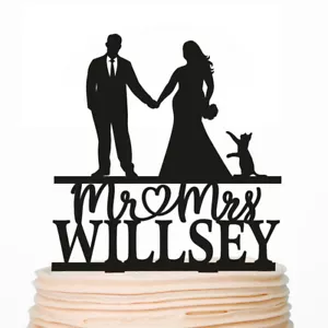 Plus Size Couple Wedding Cake Topper Custom Afro Plus Sized Wedding Cake Toppers - Picture 1 of 8