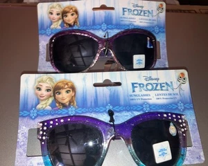 DISNEY FROZEN PRINCESS KIDS SUNGLASSES 100% UV PROTECTION 2 PACK FROZEN NEW - Picture 1 of 4
