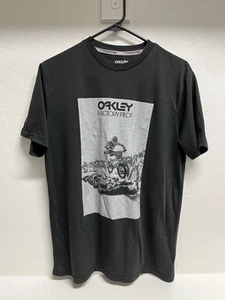 Camisa Oakley Factory Pilot Mike Buff Para Hombres Mediana Negra Gráfica Bicicleta de Montaña Camiseta - Imagen 1 de 7